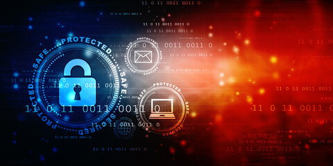 Digital Abstract technology background,2d illustration
