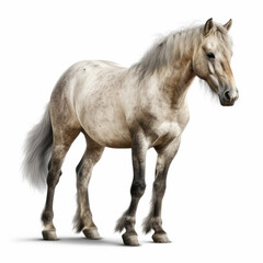 horse,pony on a white background