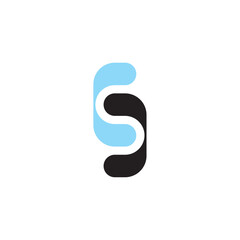 s logo icon vector logotype design