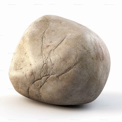 Obraz premium stone on white background