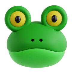 3d frog illustration