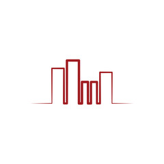 town line buildings logo icon