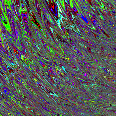 Marbled glitch abstract psychedelic texture, Trippy strip acid pattern. Neon color wavy background	
