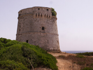 Fototapeta na wymiar Torre de Alcaufar auf Menorca