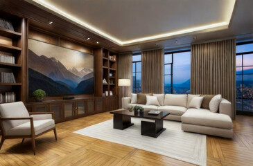 Interior design livingroom