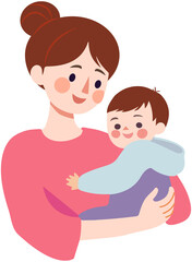 Mother's Day icon illustration

