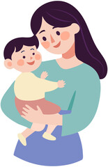 mother and baby icon