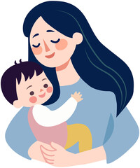 mother and baby icon