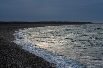 Costa del oceano argentino