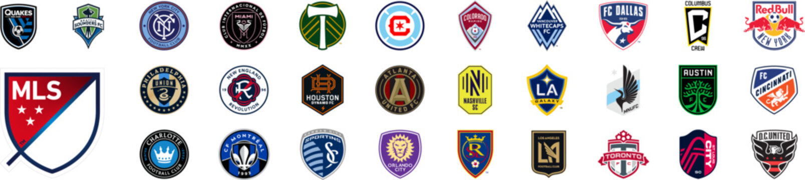 Major League Soccer (MLS). Real Salt Lake, Seattle Sounders, San Jose Earthquakes, Vancouver Whitecaps, Portland Timbers, Sporting Kansas City, Colorado Rapids, Austin, LA Galaxy, St. Louis City etc.