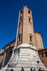 comacchio regional park delta del po lagoon city famous for its archaeological excavations and eel...