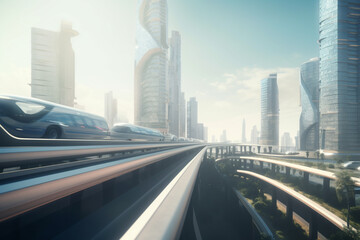 The Future City of Magnetic Levitation: High-Tech and Eco-Friendly Transportation