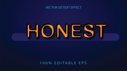 Text Effect Honest 