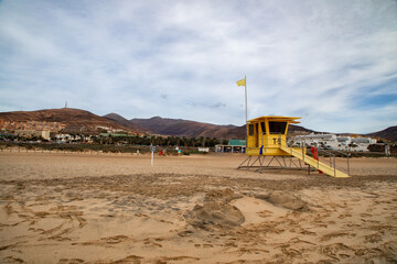 Strand Wächterhaus an der Playa del Matorral - Fuerteventura