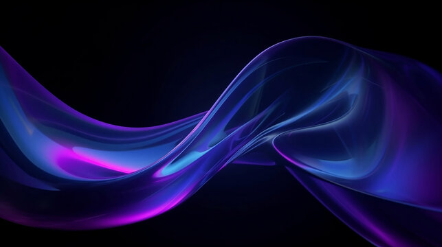 Blue and purple modern beautiful background. Black background with space for copy