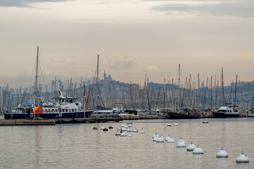 Marseille vue depuis les îles du Frioul