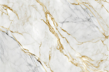 Fototapeta na wymiar Luxury marble texture background white gold. Natural stone material pattern. Generative AI