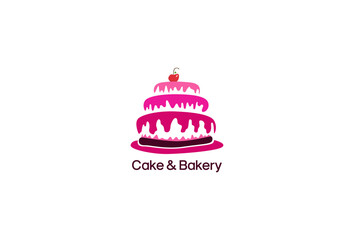 Illustration Vector graphic of Birthday Cake fit for party, anniversary concept design etc.