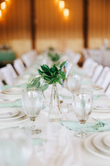 wedding table setting