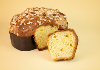 sweet easter cake called colomba