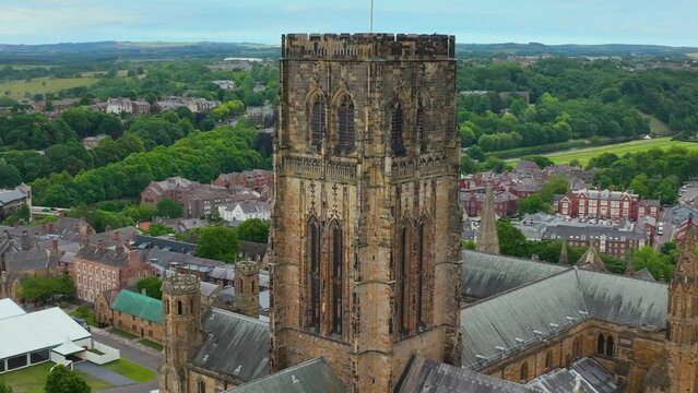 Durham Cathedral is a cathedral in the historic city center of Durham, England, UK. The Durham Castle and Cathedral is a UNESCO World Heritage Site since 1986. 