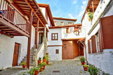 Fototapeta na wymiar Ilha do Sabao housing complex in Guimaraes, Portugal