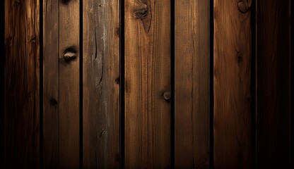 Obraz premium Wooden background with a table for the montage of your product. Generative ai