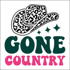 Gone country Retro SVG
 