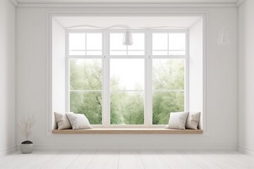 Obraz na płótnie Canvas empty room with window