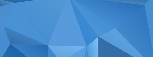Abstract Blue Triangle Geometric Background, Vector Illustration.
Mosaic of simple shapes in blue white gradient.