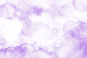 Fototapeta na wymiar abstract purple watercolor background with clouds