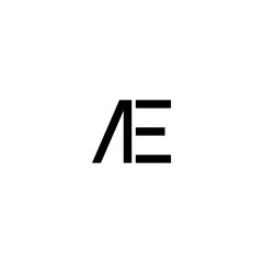Premium design Logo with initial AE for company branding and other