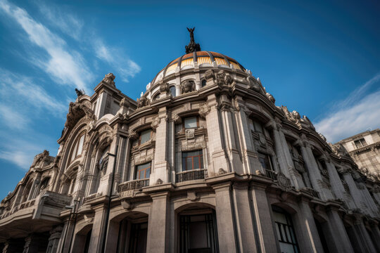 The Palacio de Bellas Artes is one of the most prominent cultural centers in Mexico City. Generative AI