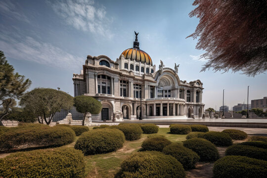 Museum of Fine Arts (Palacio Bellas Artes). It s one of the most prominent cultural centers in Mexico City. Generative AI