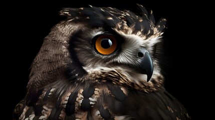 Generative AI.
Owl portrait
