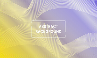 soft blue, yellow shiny gradient abstract background. frame. wavy line pattern. modern, colorful concept. used for backdrop, wallpaper, homepage, banner, copy space