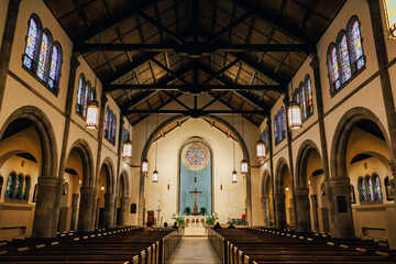 interior of the cathedral