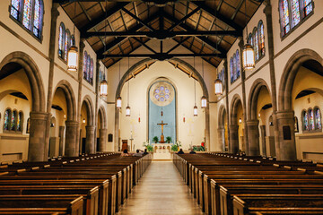 Fototapeta premium interior of the cathedral