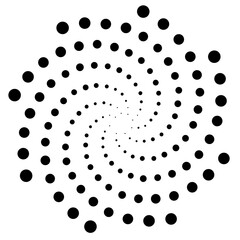 Dotted Fibonacci phyllotaxis spiral patterns in vector. Mathematical morphology - visualization of phyllotaxis spiral types - code of nature - vector concept of mathematical function Cyanotype	