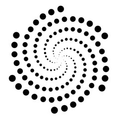 Dotted Fibonacci phyllotaxis spiral patterns in vector. Mathematical morphology - visualization of phyllotaxis spiral types - code of nature - vector concept of mathematical function Cyanotype	