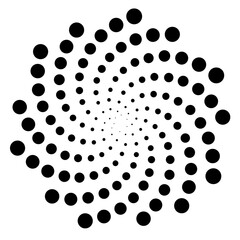 Dotted Fibonacci phyllotaxis spiral patterns in vector. Mathematical morphology - visualization of phyllotaxis spiral types - code of nature - vector concept of mathematical function Cyanotype	