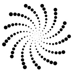 Dotted Fibonacci phyllotaxis spiral patterns in vector. Mathematical morphology - visualization of phyllotaxis spiral types - code of nature - vector concept of mathematical function Cyanotype	