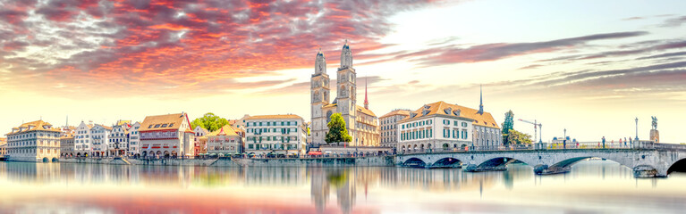 Fototapeta premium Altstadt, Zuerich, Schweiz 