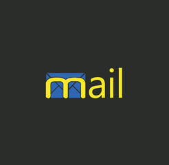 Mail logo design | Mail icon design vectors