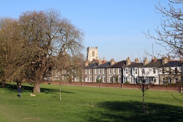 St. Mary's Church, Beverley, viewed from the Westwood.