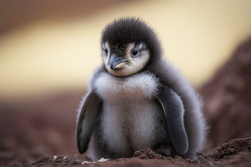 Baby penguin created by generative AI