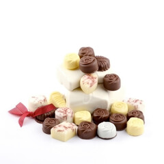 chocolats, pralinés, boite de chocolats