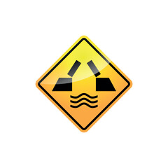 Traffic Sign Street Sign Icon Vector Template	