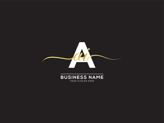 AAI aa Signature Logo, Minimal aai Logo Letter Icon Design