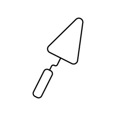 Putty tool flat icon. 1st May Worker s Day.